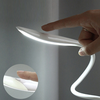 USB Reading Night Lights LEDs Super Bright Book Light 5V Flexible Table Lamp Touch Switch Dimming For Laptop Notebook PC Compute