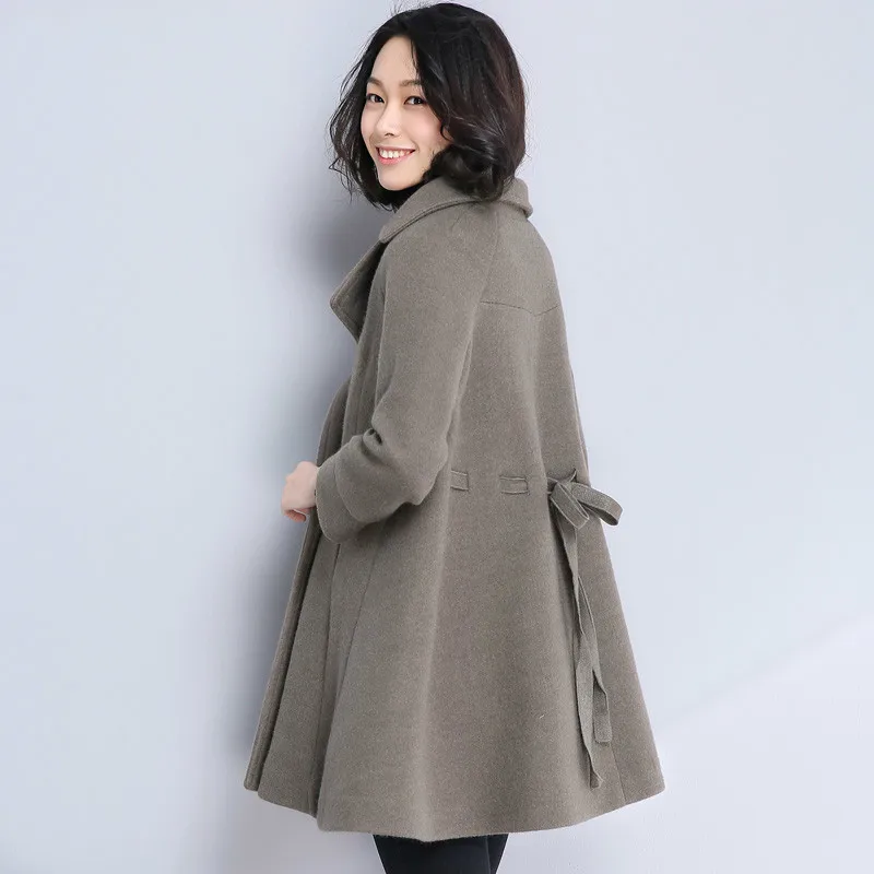 

Woolen Coat Women Korean Winter Loose Cloak Female Coat Overcoat Women's Jackets Coats Abrigos Mujer Invierno 2023 KJ378