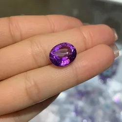 100% Real Natural Amethyst Loose Gemstone for Jewelry DIY Wholesale Price VVS Citrine Loose Stone 10*14mm
