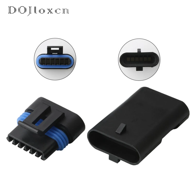 1/5/10/20/50 Sets 6 Pin Delphi Automotive Waterproof Connector Male Female Electronic Accelerator Pedal Plug Connectors 12066317