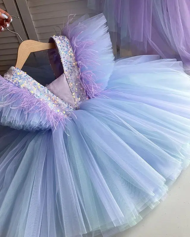 Thanh Lịch Trẻ Em Váy Đầm Cho Đảng Áo Cưới Kim Sa Lấp Lánh Trẻ Em Trang Váy Đầm Voan Cho Bé Gái Vestidos De Fiesta De Noche