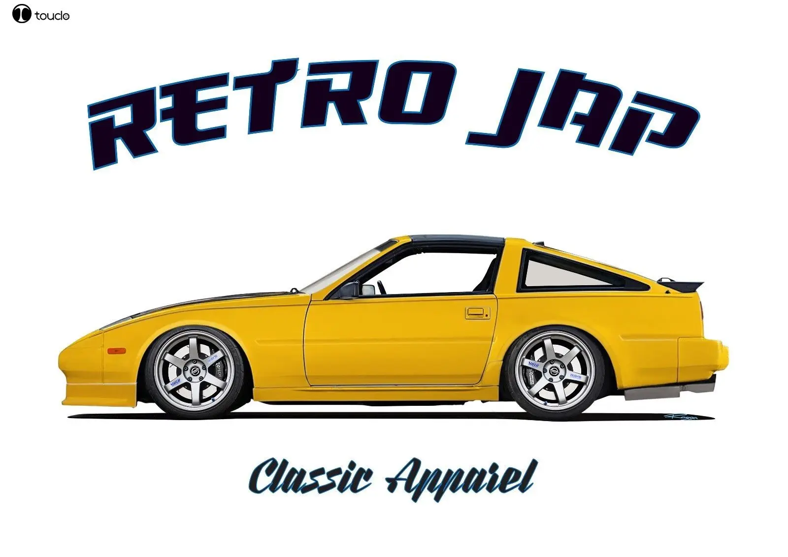 Men O-Neck Active Shorter Tshirts Japanese Car Fans 300Zx Z31 Swb T-Shirt. Retro Jap. Classic Car. Modified. Jdm.Slim Fit Shirts