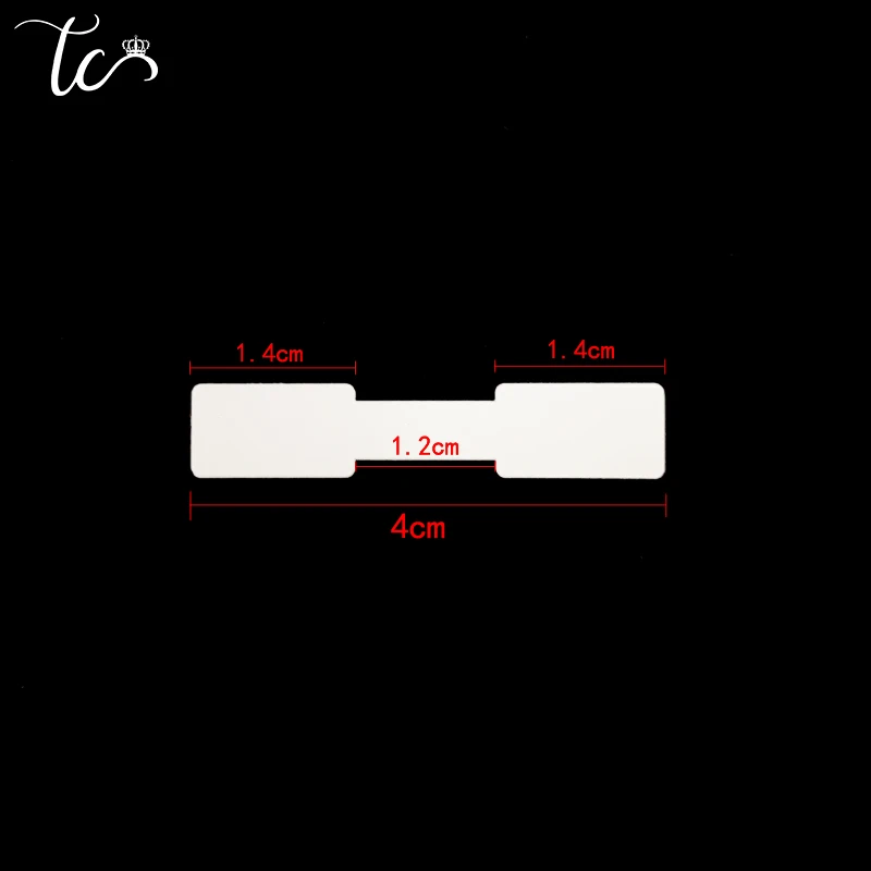 Etiquetas de anillo para collar, etiquetas de papel de etiquetas cuadradas en blanco, Tarjeta para presentación de joyas, etiquetas colgantes, 100 Uds.