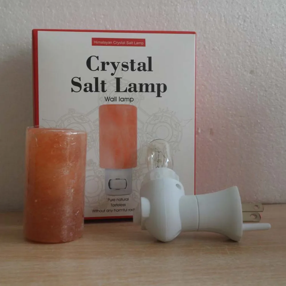 Himalayan LED Salt Lamp Natural Crystal Hand Carved Night Light Home Décor Air Purifying with Plug