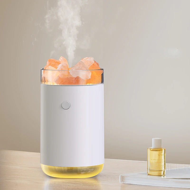 

260ml Air Humidifier USB Air Oil Diffuset Crystal Salt Mine Mist Maker With Coloful Night Light Aromatherapy for Car Office Home