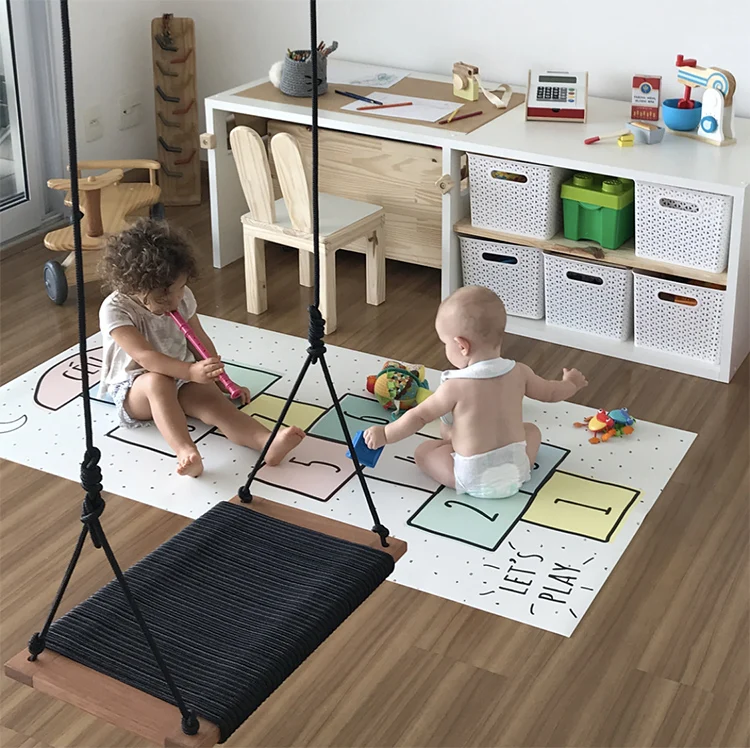 Baby Play Mat (Skidproof) Crawling Mat Children's Room Decoration Carpet Rug Letters game Developing Mat for Children Game Pad