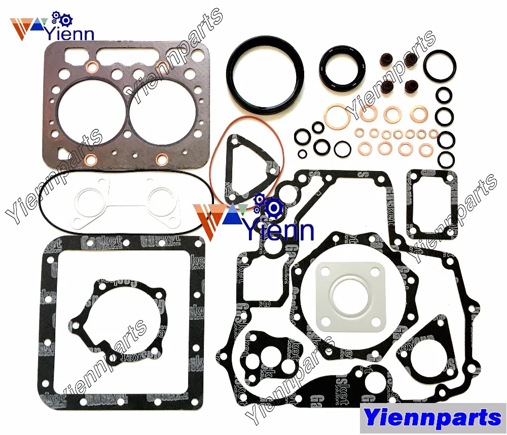 

Z482 Z482-E2 Overhaul Full Gasket Kit Or Head Gasket For Kubota Tractor B1121 GB110 T1600 Diesel Engine Spare Parts