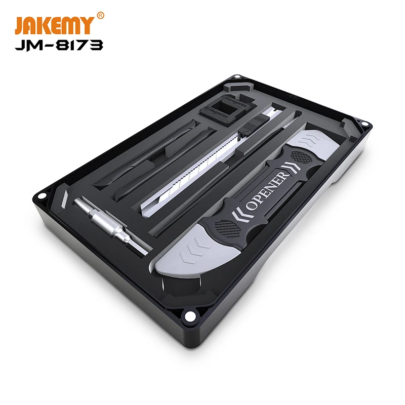 JAKEMY JM-8173 Precision Magnetic Screwdriver Set Repair Tools Kit for Computer Laptop Cell Phone PC Household Repair Tool