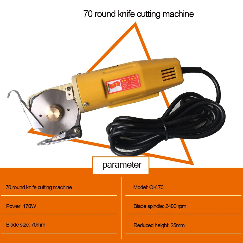 220V 170W Electric Cloth Knife Fabric Cutting Tools Leather Cloth Electric Cutter Machine Kit Blade Power Tools Cutting Saws