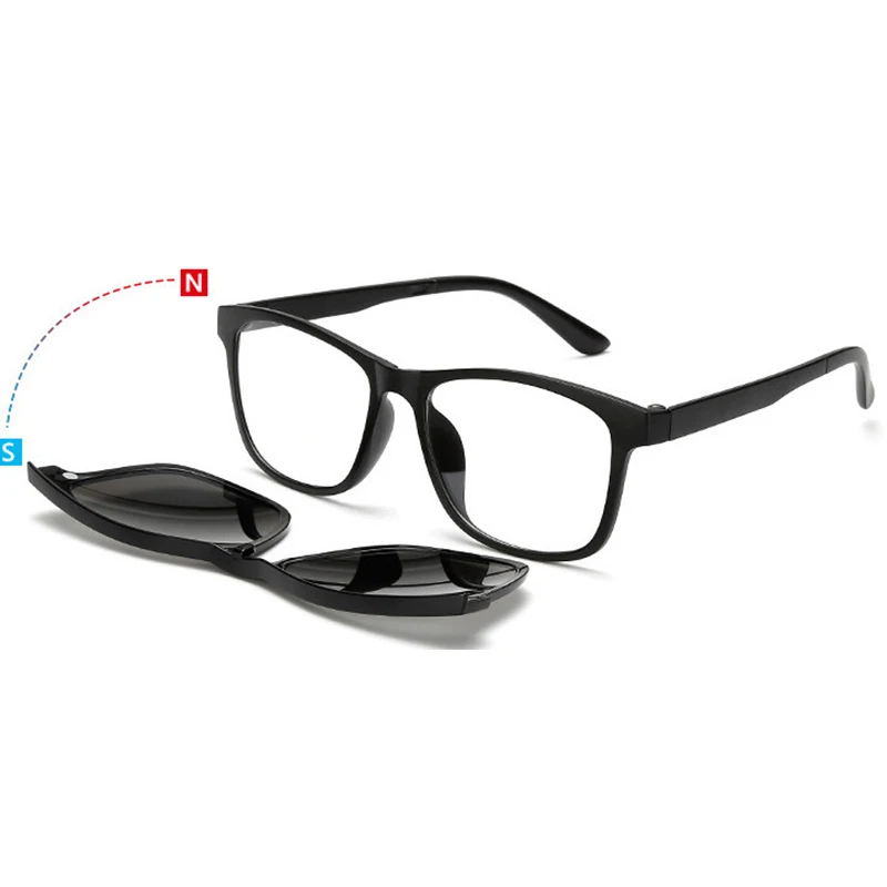 TR90 Clip On Polarized Sunglasses Lens Reading Glasses Magnifier Women Men Magnet Cover Presbyopic Spectacles Reading Sunglasses image 3