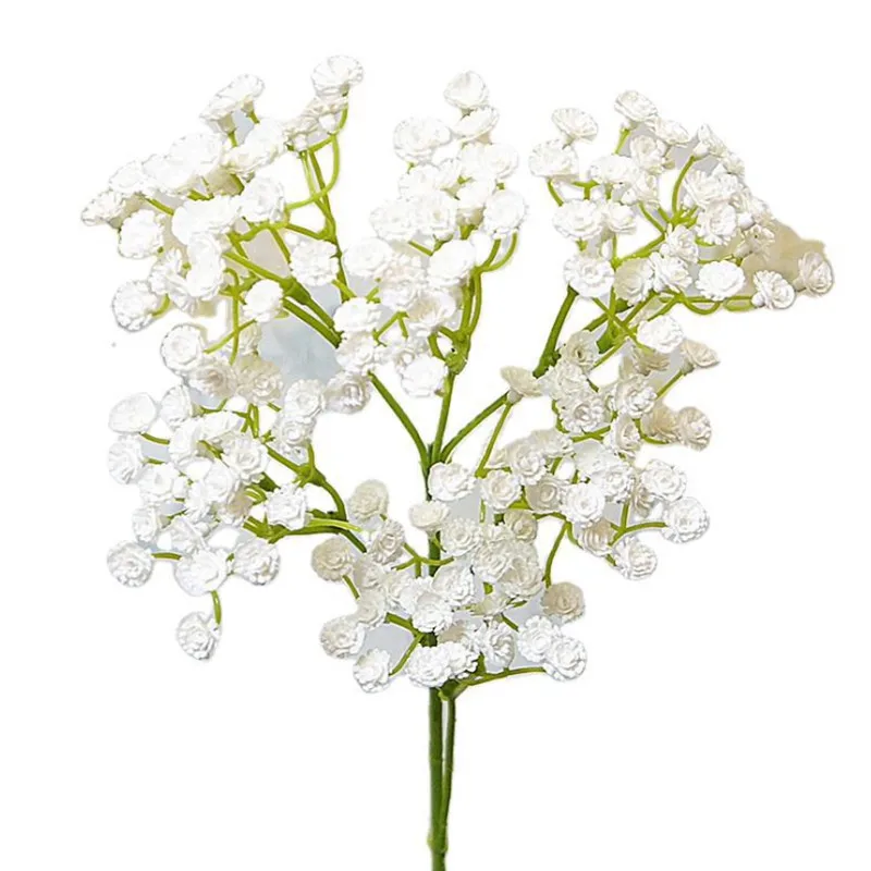 1PC il respiro del bambino Fiore Gypsophila Silicone Falso pianta Artificiale FAI DA TE per la Casa di Nozze Decorazioni Del Partito