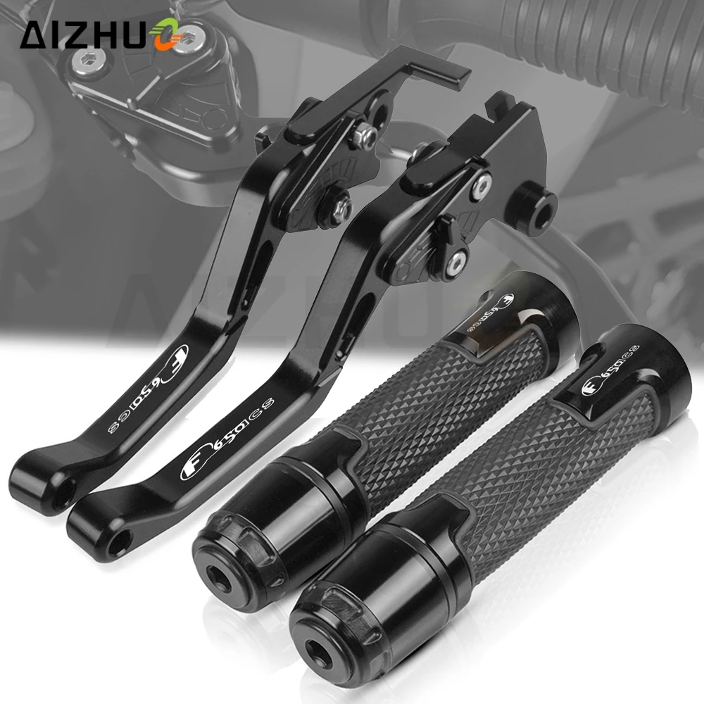 

FOR BMW F650CS F650 CS ABS 1997-2008 2007 2006 2005 Motorcycle Handlebar Short Brake Clutch Levers Hand Grips Ends F 650CS Logo