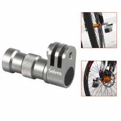 Selens Bike Bicycle Wheel Hub Camera Connector Holder Three Prong Mount for GoPro Action Camera Bicycle Wheel Hub Bracket Props