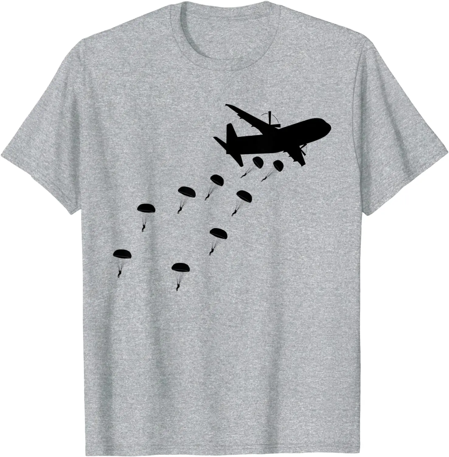 Mens Paratrooper Army Airborn Parachute Jump Paratroops Men T-Shirt Short  Casual  100% COTTON  O-Neck  men clothing