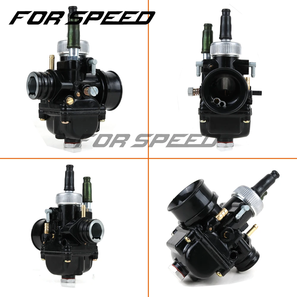 PHBG Black Racing Motorcycle Carburetor Carb 17mm 19mm 21mm Carburedor For Yamaha Puch Zuma Scooter 50cc 90cc BWS100