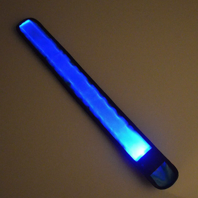 LED Light Strap Bracelets Wristband for Night Sports Running Riding Glow Safety Lamp Cycling Warning Wrist Strap Glowing Slap