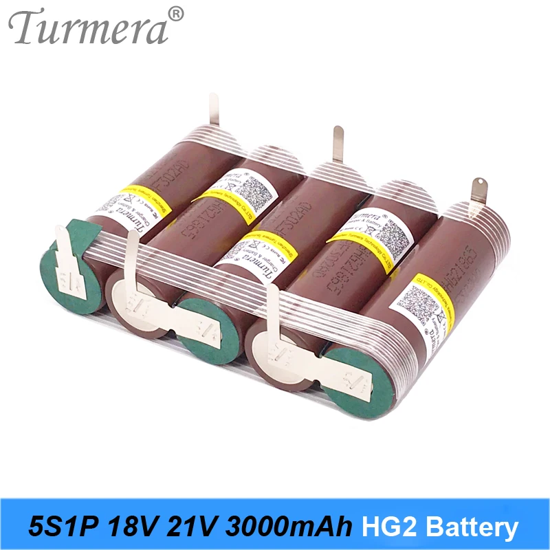 18650.00 HG2 2S 3S 4S 5S 6S 8S 3000mAh 6000mAh 20A 7.4V 12.6V 14.8V 18V 5s 18650 battery for screwdriver weld battery pack