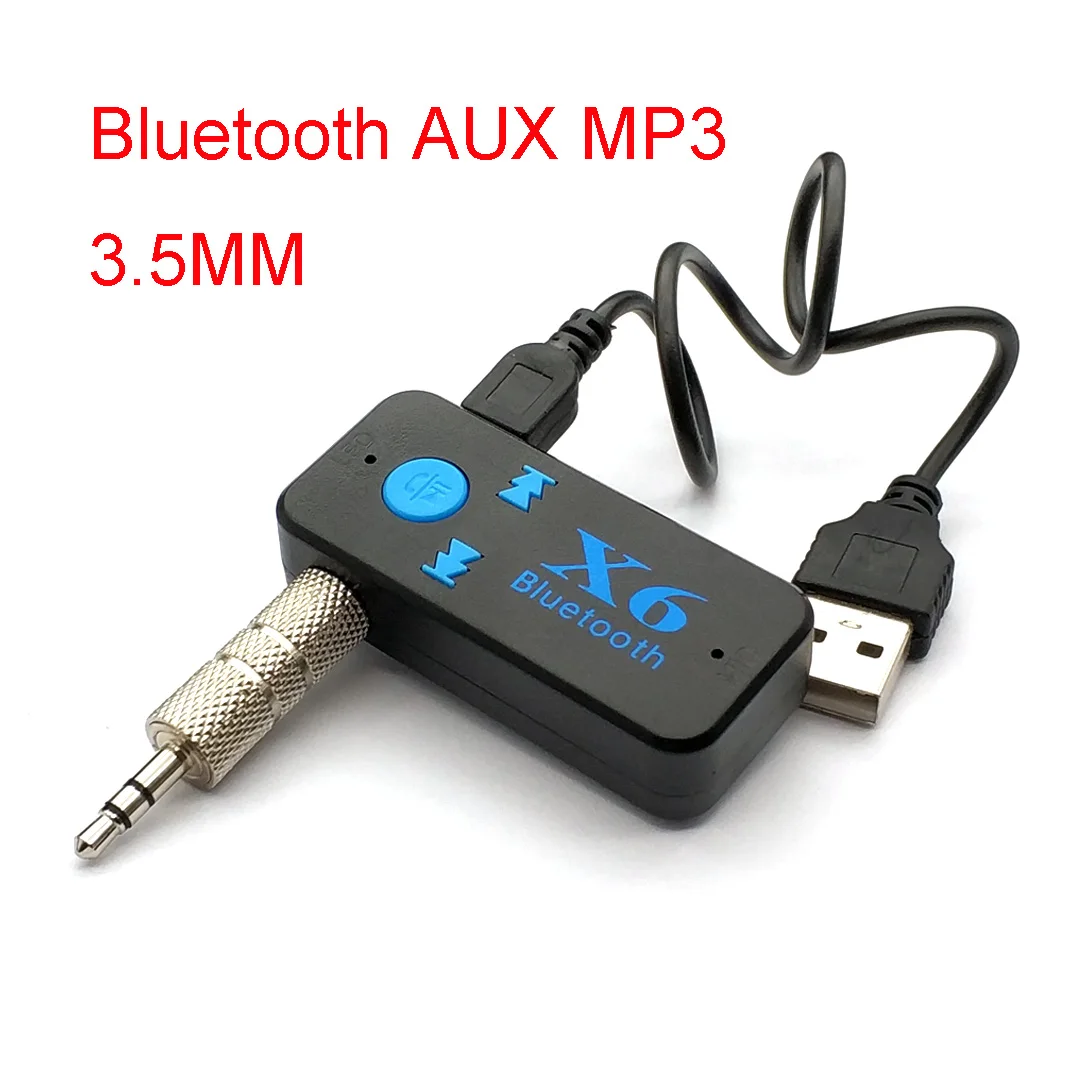 

3,5 мм разъем AUX аудио MP3 музыкальный Bluetooth-приемник автомобильный комплект беспроводной громкой связи Динамик адаптер для наушников Громкая связь