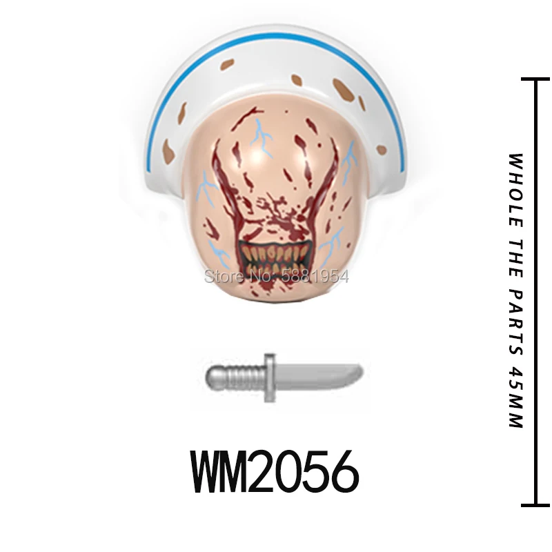 Single Sell Halloween Horror Movies Series Clown Building Blocks Figures Accessories MOC Toys For Children Gift WM6101 WM6102