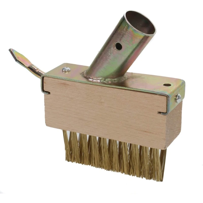 E5BE Convenient Replacement Brushes Garden Cleaning Brushes for Moss and Weeds Joint Cleaning Steel Brush Joint Scraper