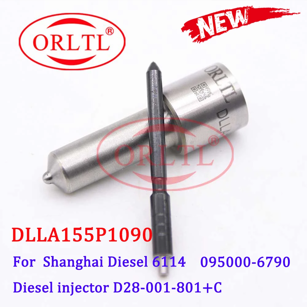 ORLTL Engine Nozzle DLLA155P1090 (093400-1090), Common Rail Nozzle DLLA 155 P 1090 (093400-1090) For Shanghai Diesel 095000-6790