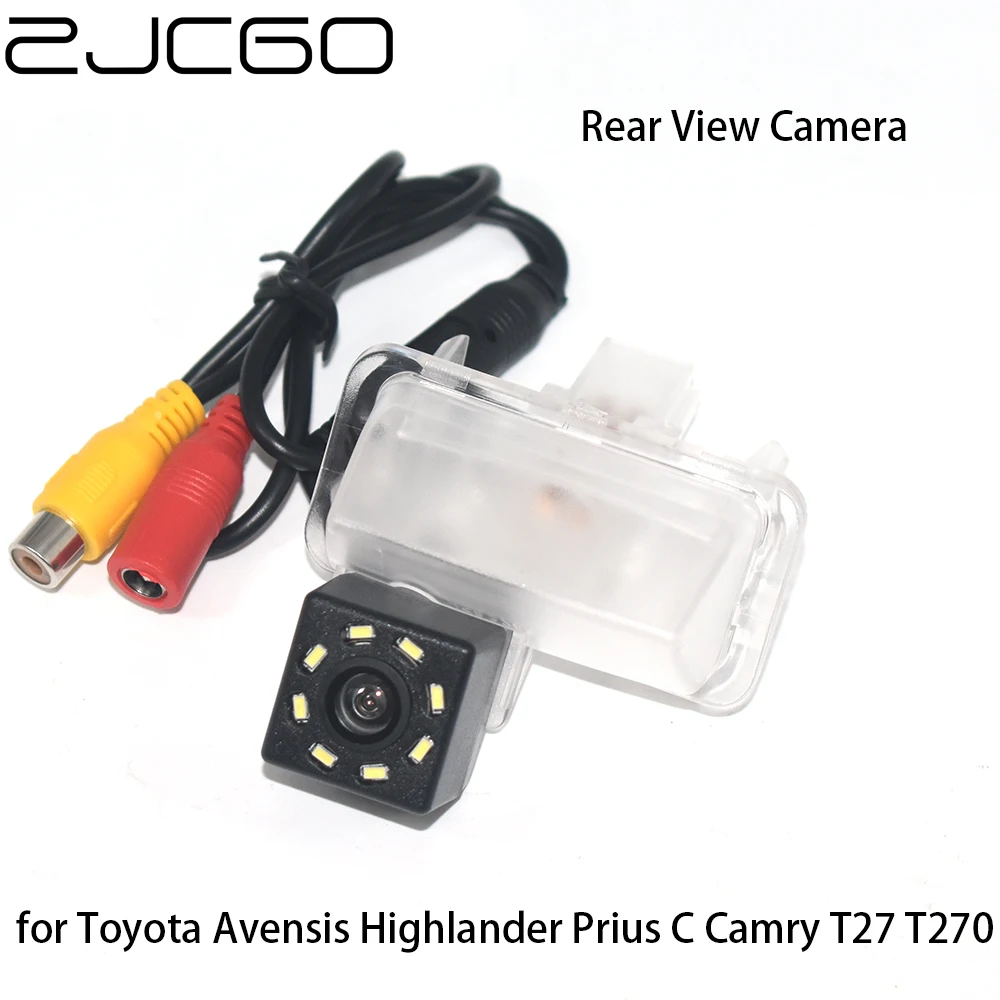 

ZJCGO Car Rear View Reverse Back Up Parking Waterproof Night Vision Camera for Toyota Avensis Highlander Prius C Camry T27 T270