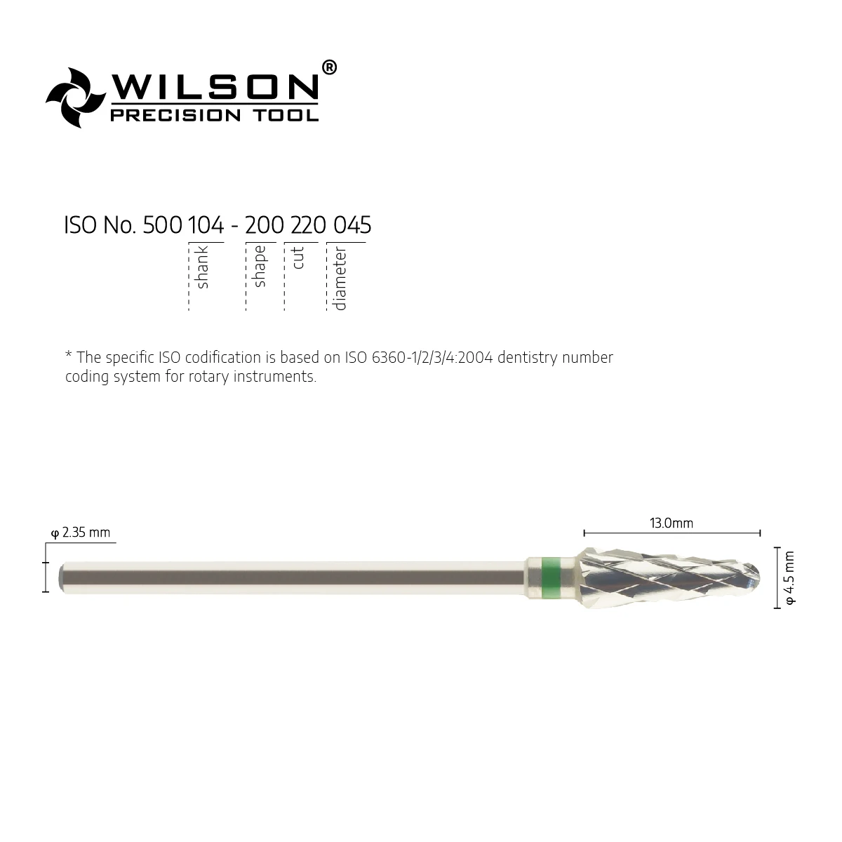 5000402 Pieza De Baja Velocidad Tungsten Carbide Dental Tools For Trimming Plaster/Acrylic