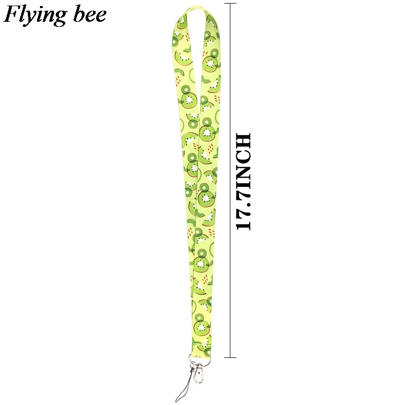 Flyingbee киви Фрукты брелок мультфильм фрукты телефон ремешок женский модный ремешок на шею для ID карты ключи телефона X0649