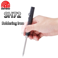 SH72 65W Electric Soldering Iron Adjustable Temperature Portable Solder Welding Station 220-400℃ SH-B2 SH-I SH-K Tip  DC 12V 24V