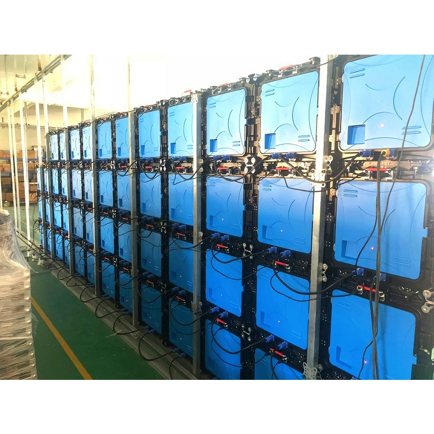 LED Matrix Sign Panel P5 Indoor Full Color SMD2121 640X640mm 5 Pixel Die Casting Aluminium Display Cabinet