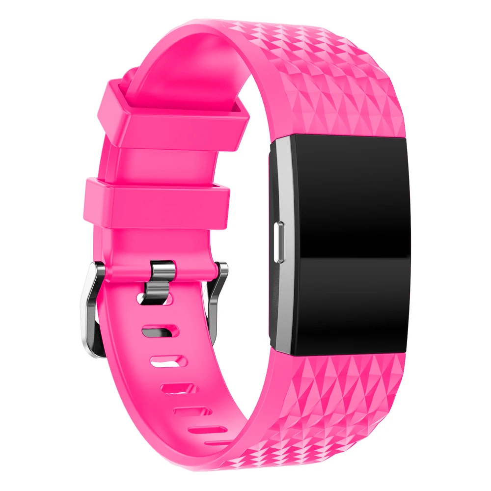 Soft Silicone Wrist Strap For Fitbit Charge 2 Smart Bracelet Accessories Replacement Wrist Band For Fitbit Charge 2