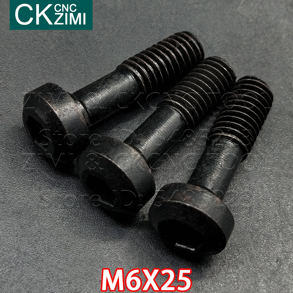 M6 * 25 mm M6X25 vite per piastra di pressione vite per inserto CNC per sostituzione inserto tornio CNC utensile da taglio accessori portautensili