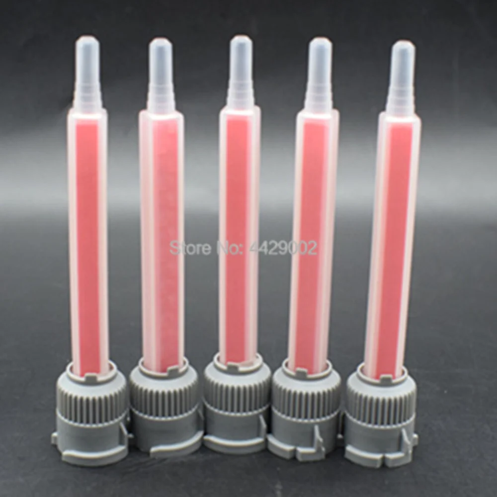 Statische Mischdüse 10:1 AB Mischrohr Epoxidharz-Mischer 90mm Quadratische Mischdüsen 1/5/50/200/250/500 Stück für 50ml 10:1 Klebstoffe – Detail 3