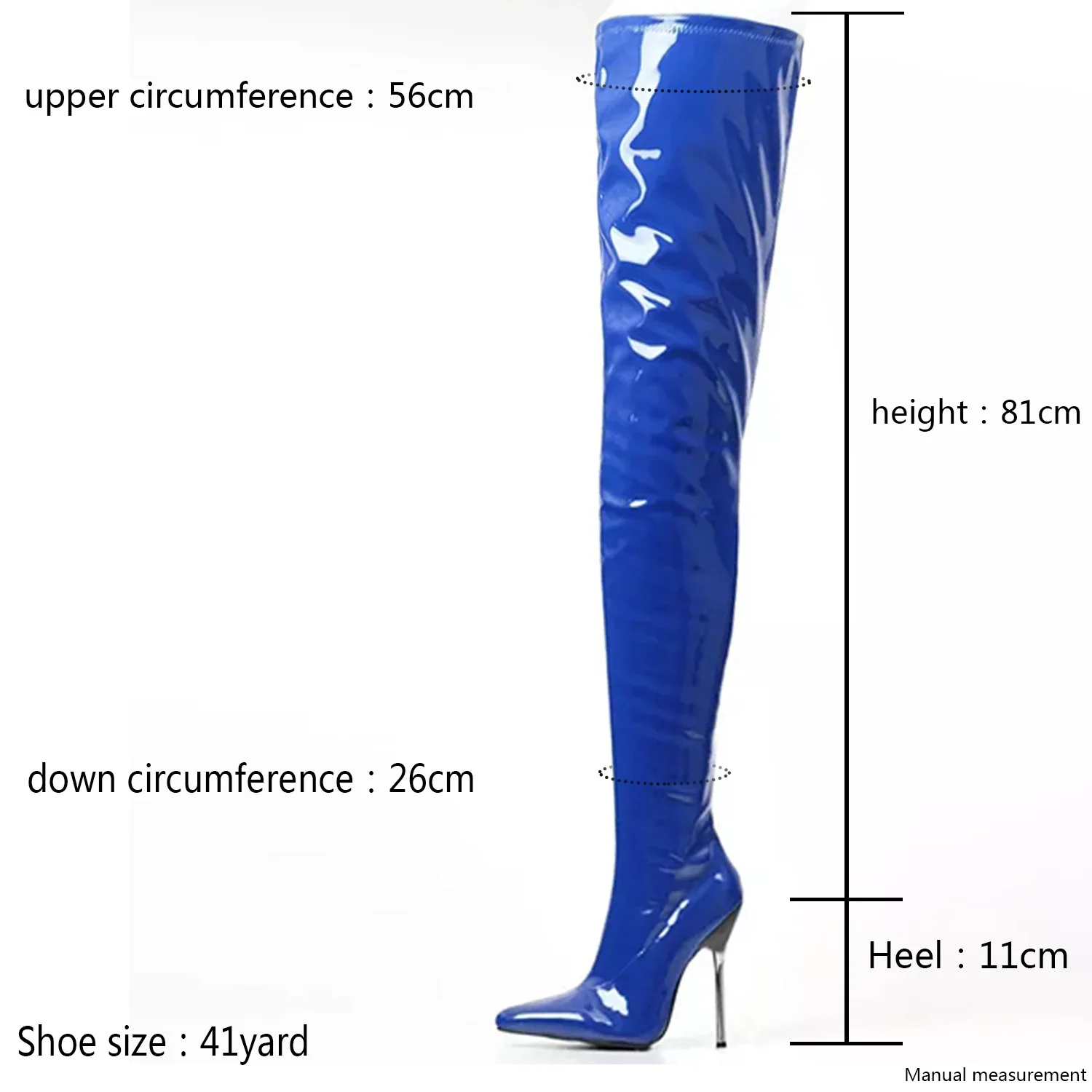 Fashion Women Thigh High Boots Pointed Toe Thin High Heels Long Boots Women\'s Over-the-knee Boots Sexy Knee High Boot Female