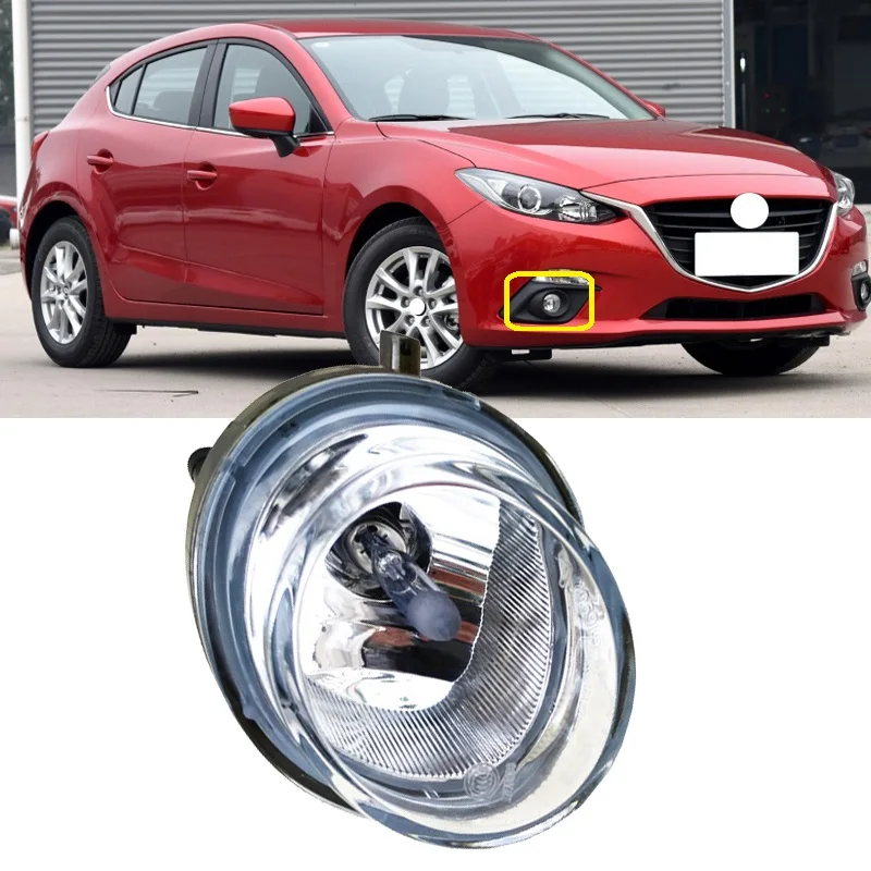 Yasong FogLight With Bulb For Mazda 3 Mazda 5 Mazda 6 Axela CX-7 CX-5 Front Bumper Fog Light Driving Lampr Running Light Foglamp