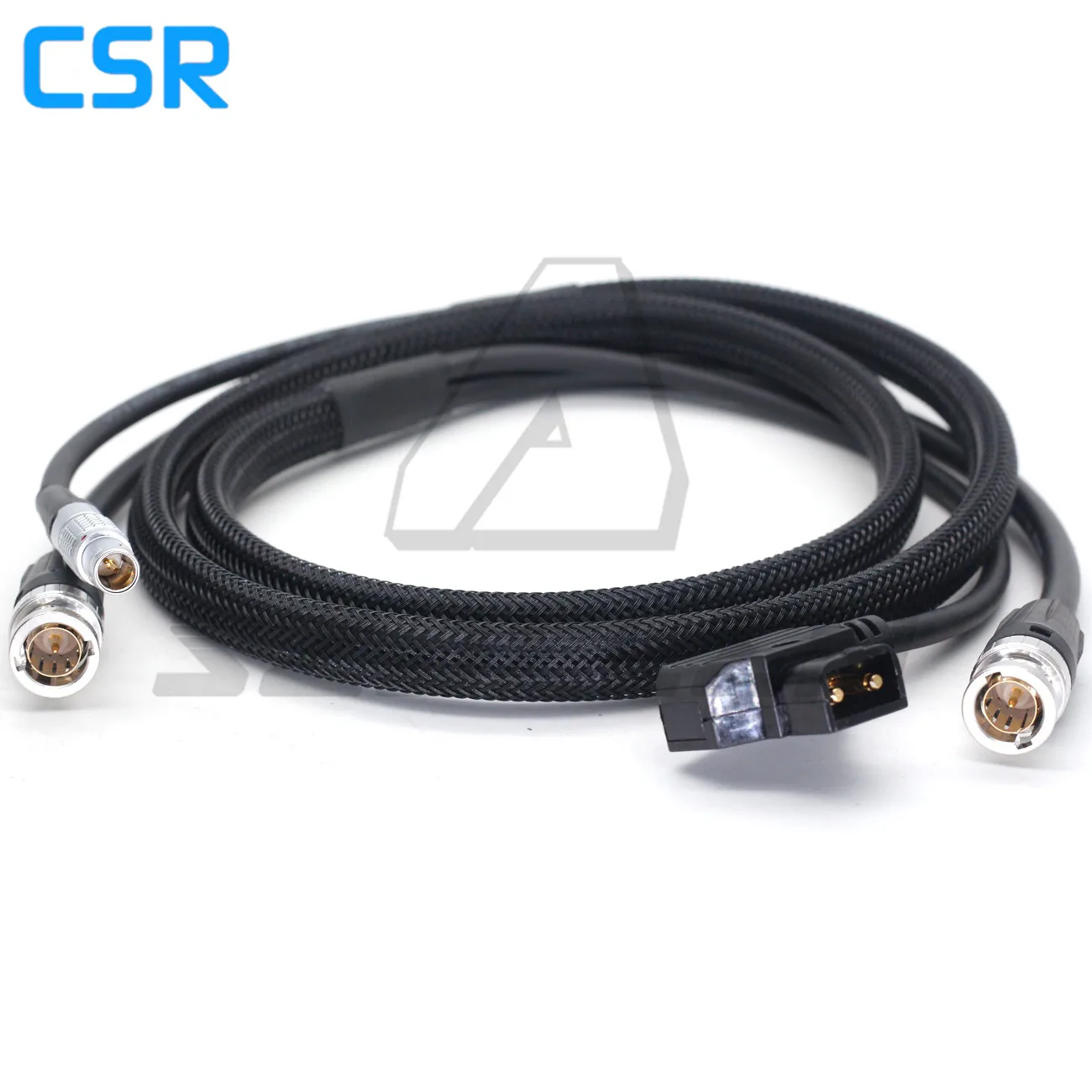 Suitable for Teradek Bolt Pro 1000/3000 ft monitor power cord and SDI camera monitor SDI cable, D-Tap to 0B 2-pin cable and BNC