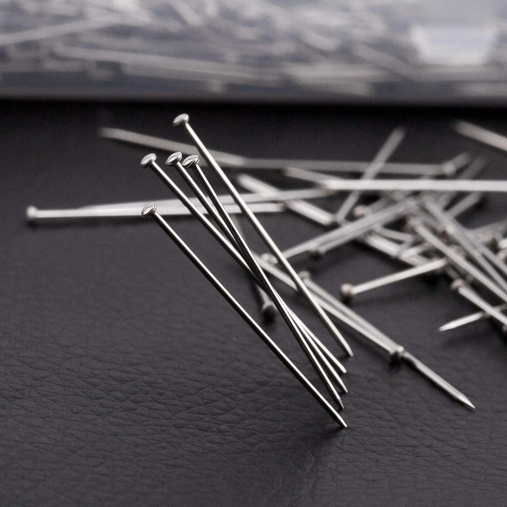 2000PCS Straight Pins Durable Stainless Steel Dressmaker Pins Flat Head Pins for Dressmaker Jewelry Decoration Sewing Projects