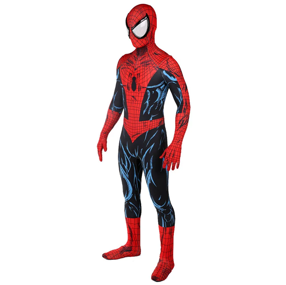 McFarlane Spider Boy Smile Hero Cosplay Costume, UlOscar SpidSuffolk IQUE dex, 3D Printed, Zenzai Drum Suit, Halloween