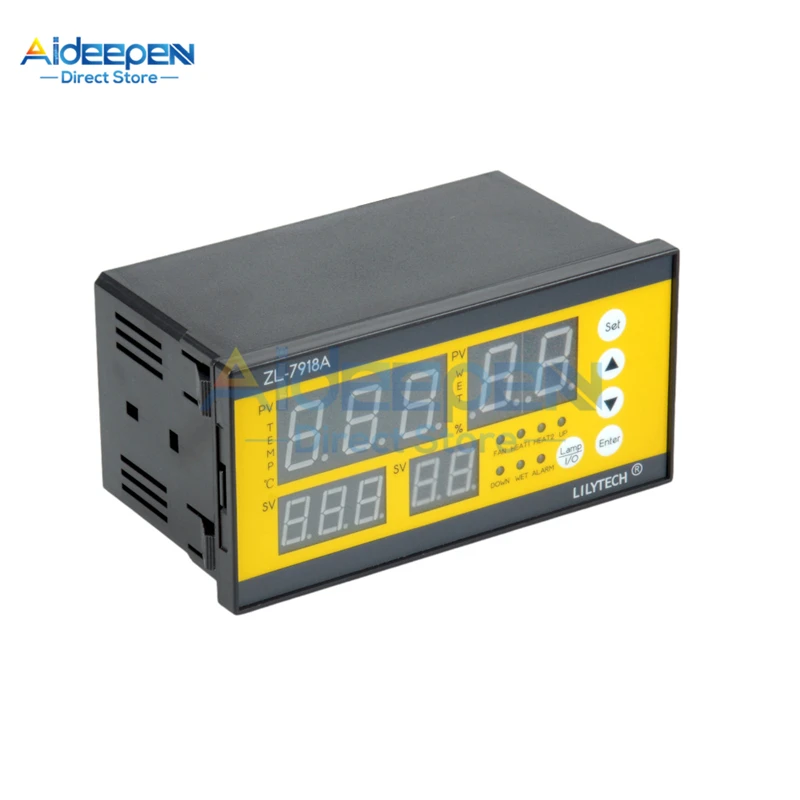 XM-18 ZL-7918A AC 110V 220V LCD Digital Display Temperature Humidity Controller Multifunction Automatic Egg Incubator Controller