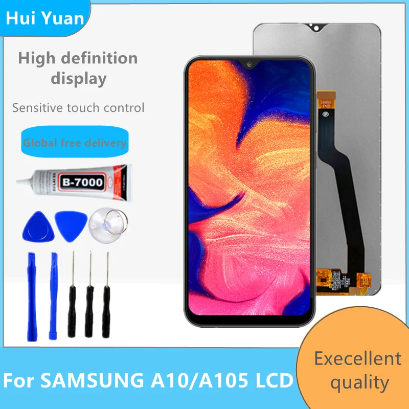 

New OriginaLCD 6.2"For Samsung Galaxy A10 A105 SM-A105F SM-A105FN/DS Display Screen Replacement Digitizer Assembly No Dead Pixel