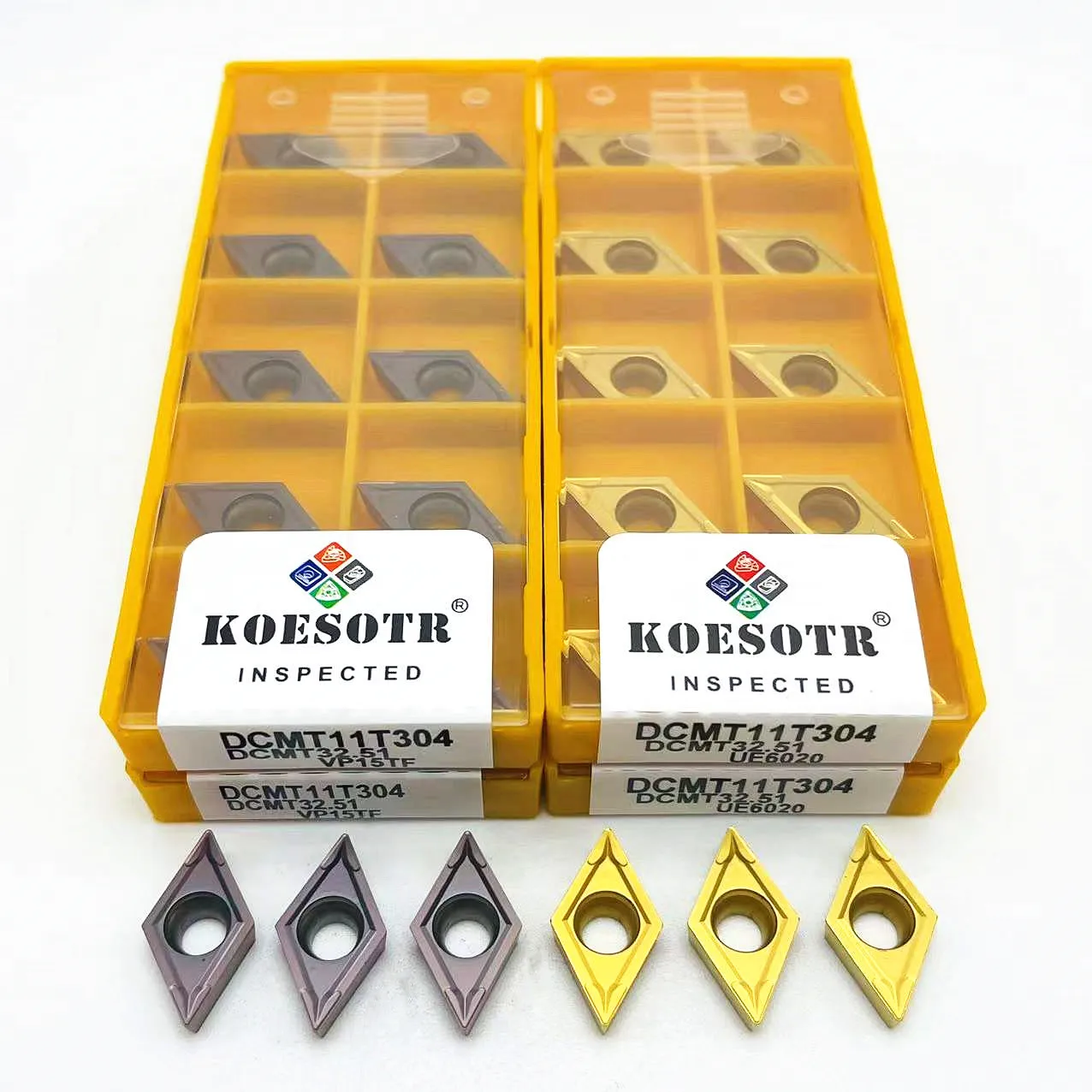 DCMT070204 DCMT11T304 คาร์ไบด์กลึงภายในเครื่องมือโลหะเครื่องมือCNCเครื่องมือคาร์ไบด์แทรกDCMTเครื่องมือ
