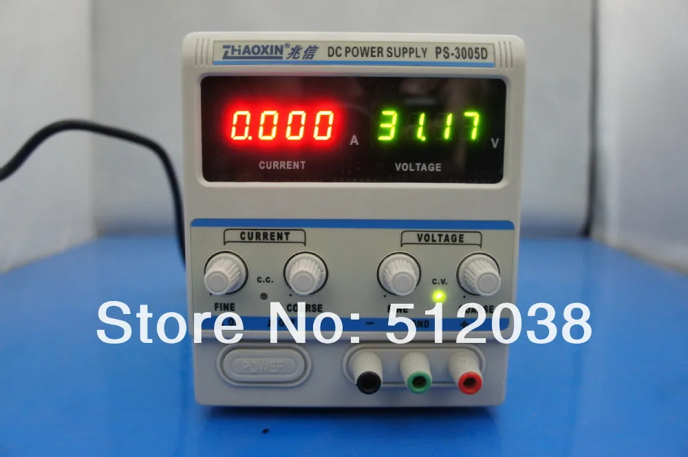 ZhaoXin PS-3005D Variable 30V 5A DC Power Supply Lab Grade 1mA