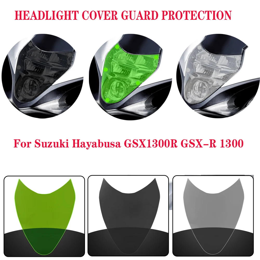 For Suzuki Hayabusa GSX1300R GSXR1300 GSX-R 1300 2020-2023 Motorcycle Headlight Grille Guard Cover Protector Screen Shield Lens