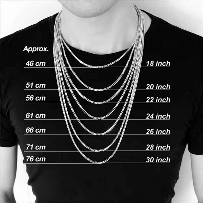 Vnox Cuban Chain Necklace for Men Women,Basic Punk Stainless Steel Curb Link Chain Chokers,Vintage Gold Color Solid Metal Collar - Image 6