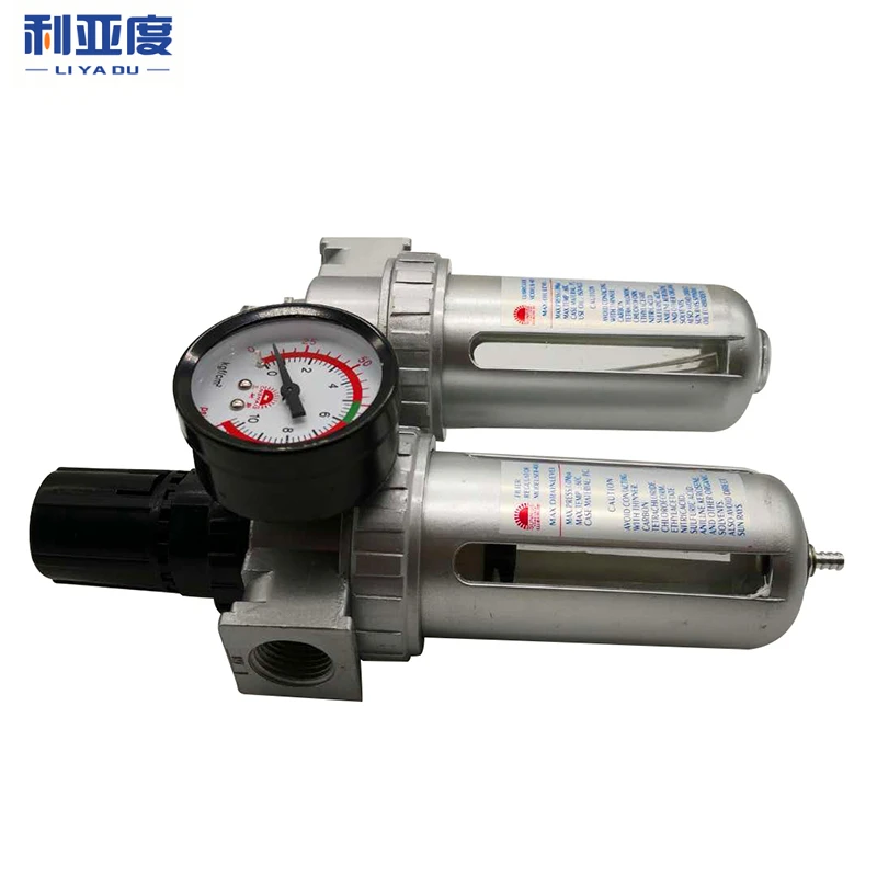 SFC-200 SFC-300 SFC-400 Air Filter Regulator Air Compressor Oil Water Separator Trap Filter Regulator Valve Automatic Drain