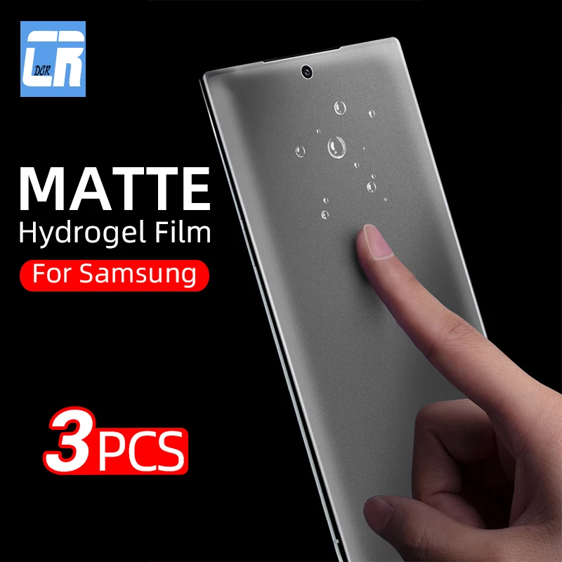 

3 шт. матовая Гидрогелевая пленка для samsung galaxy note 20 ultra 10 9 8 s24 s23 s22 s21 s20 fe s10 s9 plus s10e lite, Защитная пленка для экрана
