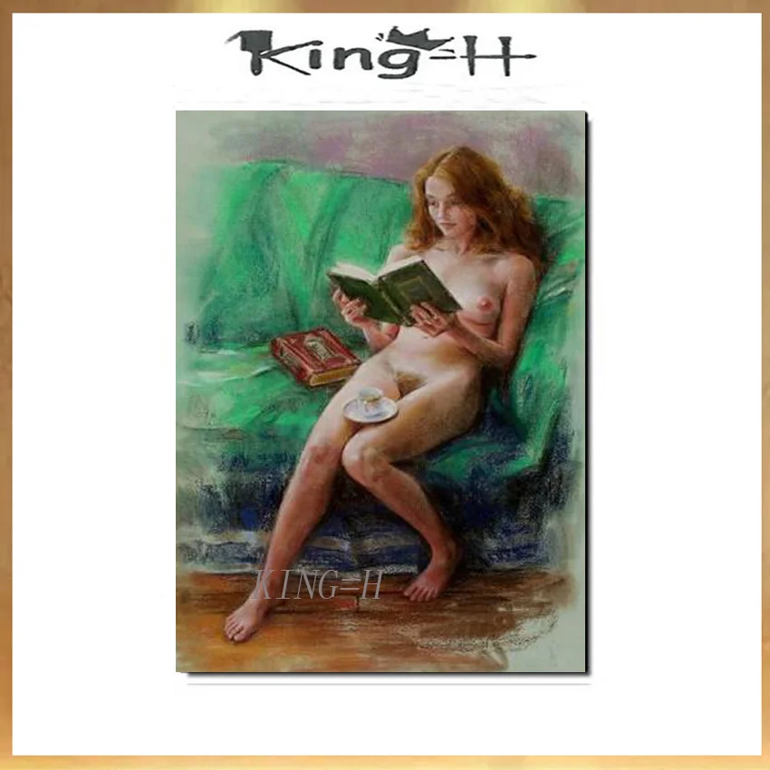 

Impression Techniques Large Acrylic Paintings Impression Children'S Room Background High Quality Sexy Nude Hand Painted Oil