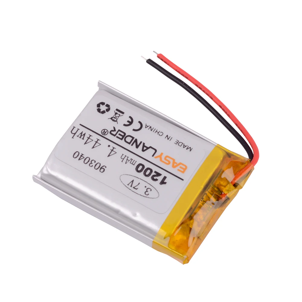 903040   Akumulator litowo-jonowy 3,7 V 1200 mAh do słuchawek MP5 Bluetooth