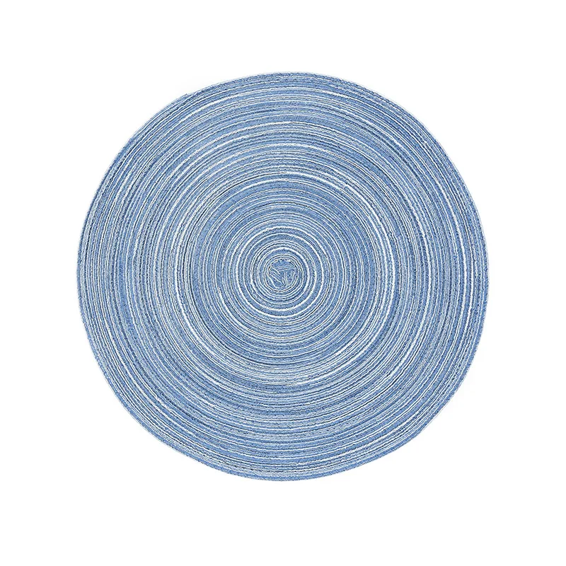 1pc Weave Non-slip Placemat Cotton Dining Table Mat Coffee Hot Pads Heat Resistant Placemat for Home Christmas Wedding Decor