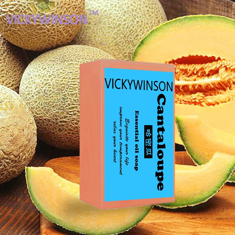 Cantaloupe Zeep 50G Organische Shampoo Bar 100% Geen Chemicaliën Of Conserveringsmiddelen Natuurlijke Handgemaakte Koud Verwerkt Droog Shampoo Zeep Haar